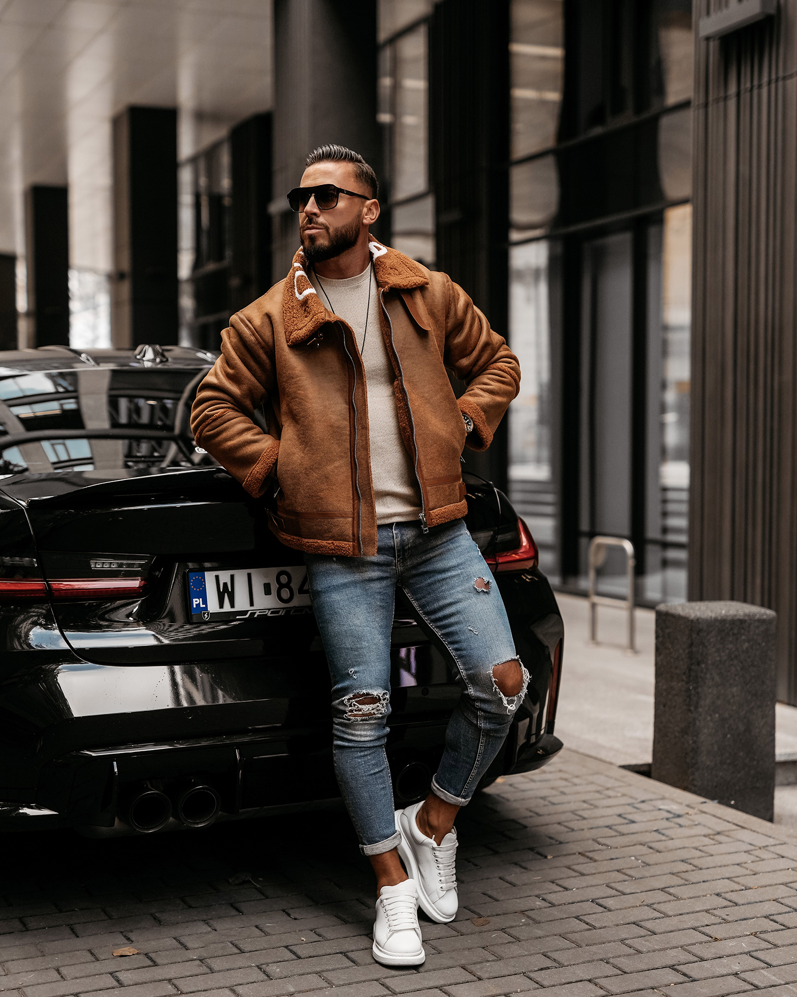 Kurtka męska OLAVOGA LENNOX MEN karmelowa