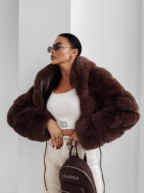 Kurtka damska OLAVOGA MARCELLINI brązowa