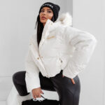 Kurtka damska OLAVOGA PUFY ecru