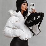 Kurtka damska OLAVOGA PUFY ecru