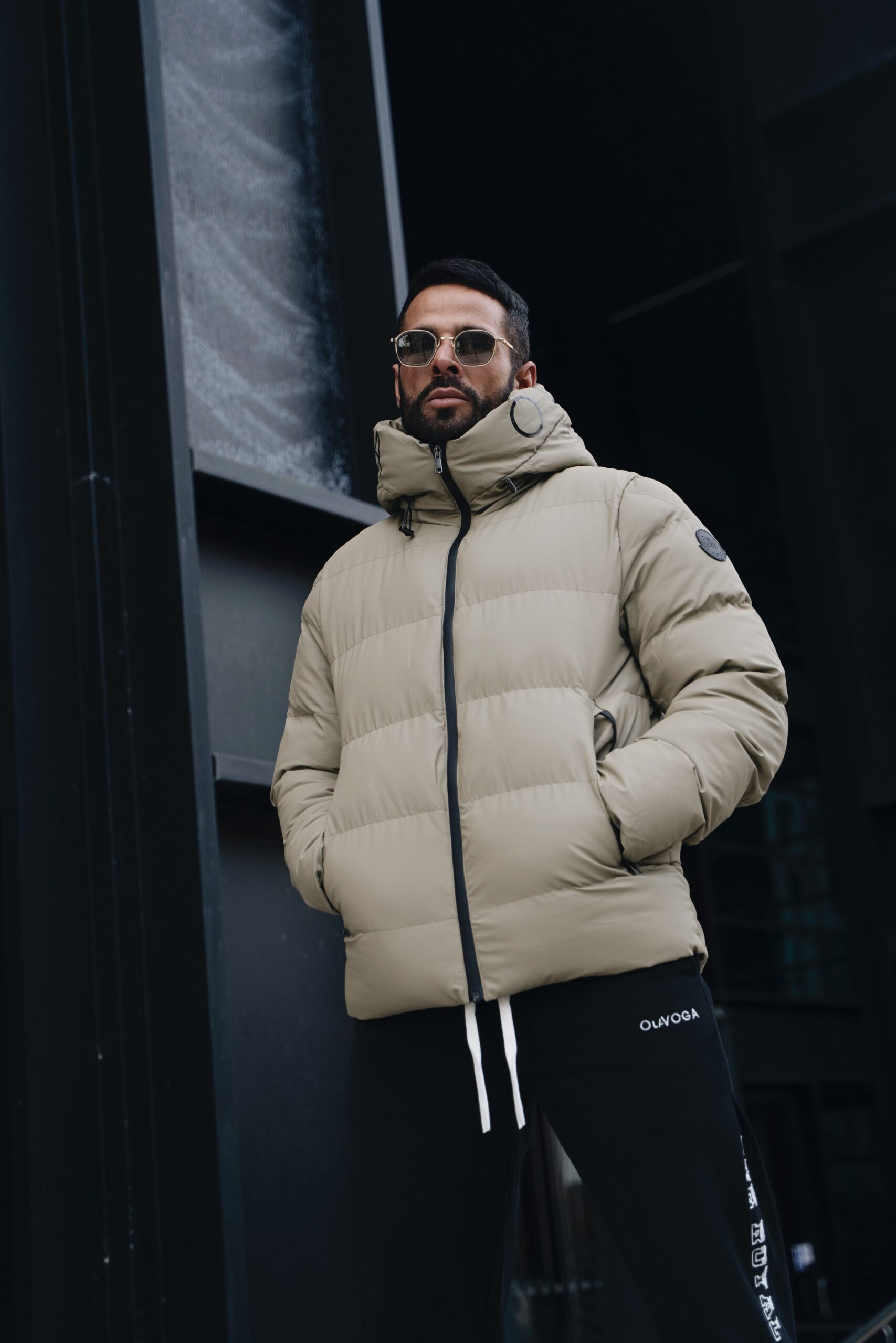 Kurtka męska OLAVOGA SPARKNOING khaki