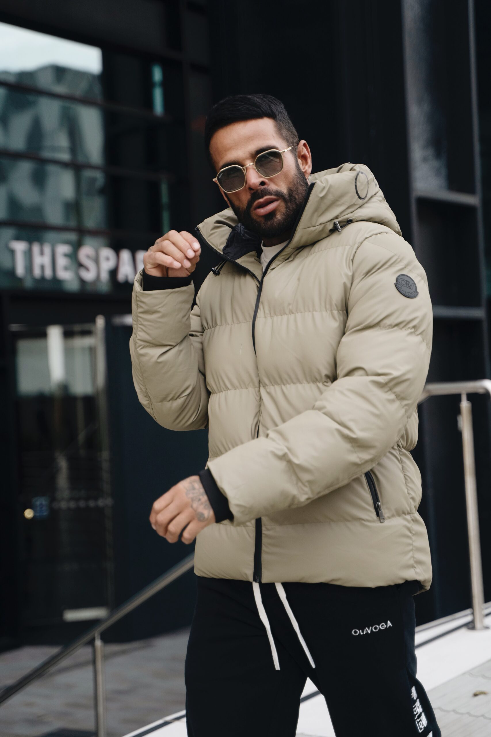 Kurtka męska OLAVOGA SPARKNOING khaki