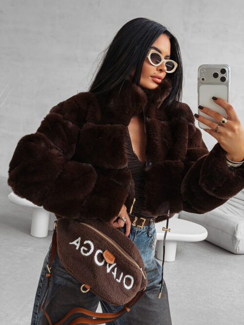 Kurtka damska OLAVOGA VESPERA brązowa