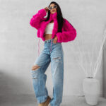 Kurtka damska OLAVOGA VESPERA różowa