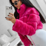 Kurtka damska OLAVOGA VESPERA różowa