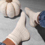 Skarpetki damskie OLAVOGA FERRO ecru