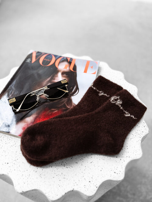 Skarpetki damskie OLAVOGA JU ZO brązowe