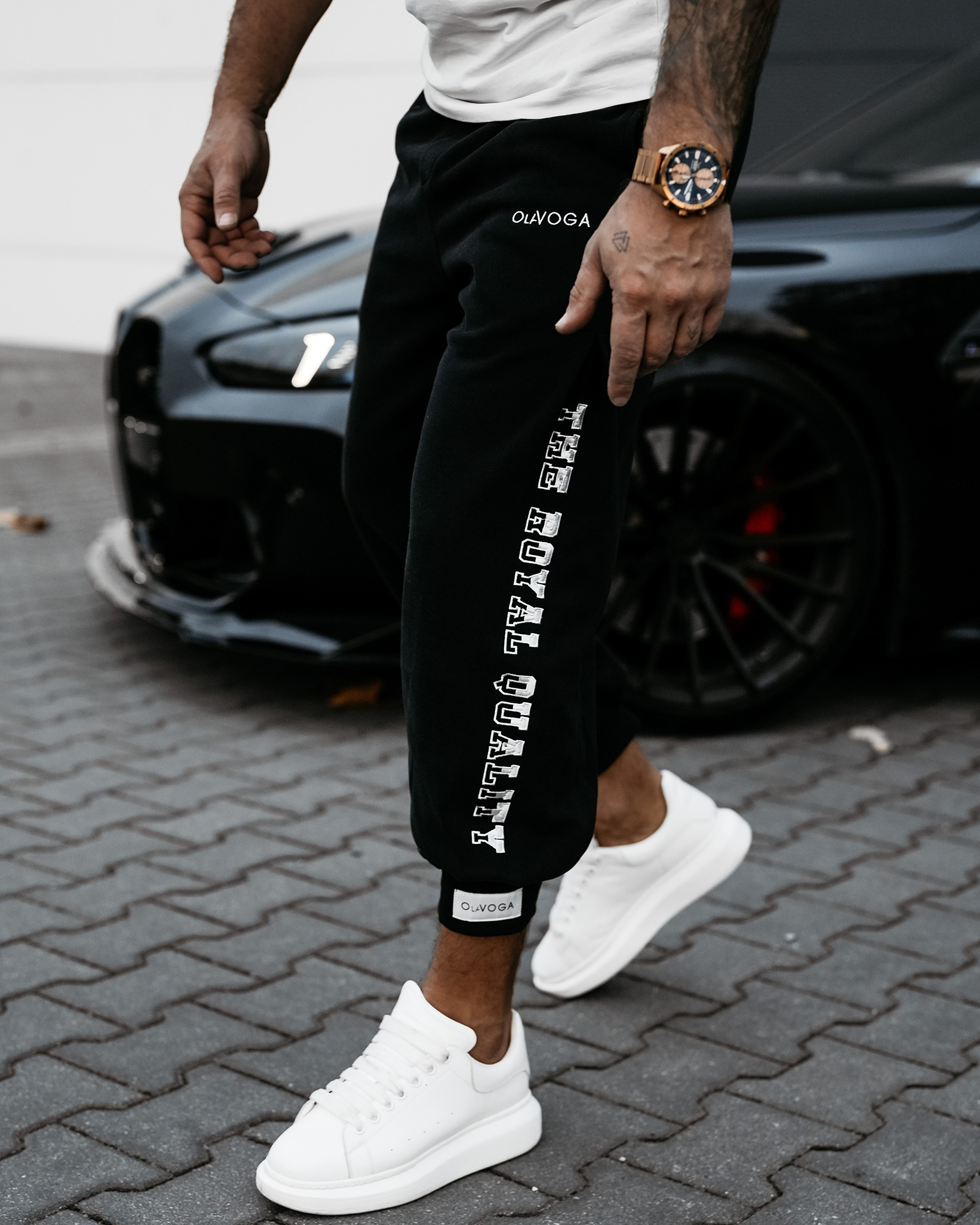 Spodnie męskie OLAVOGA ARES czarne