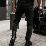 Spodnie męskie OLAVOGA DEMAN czarne