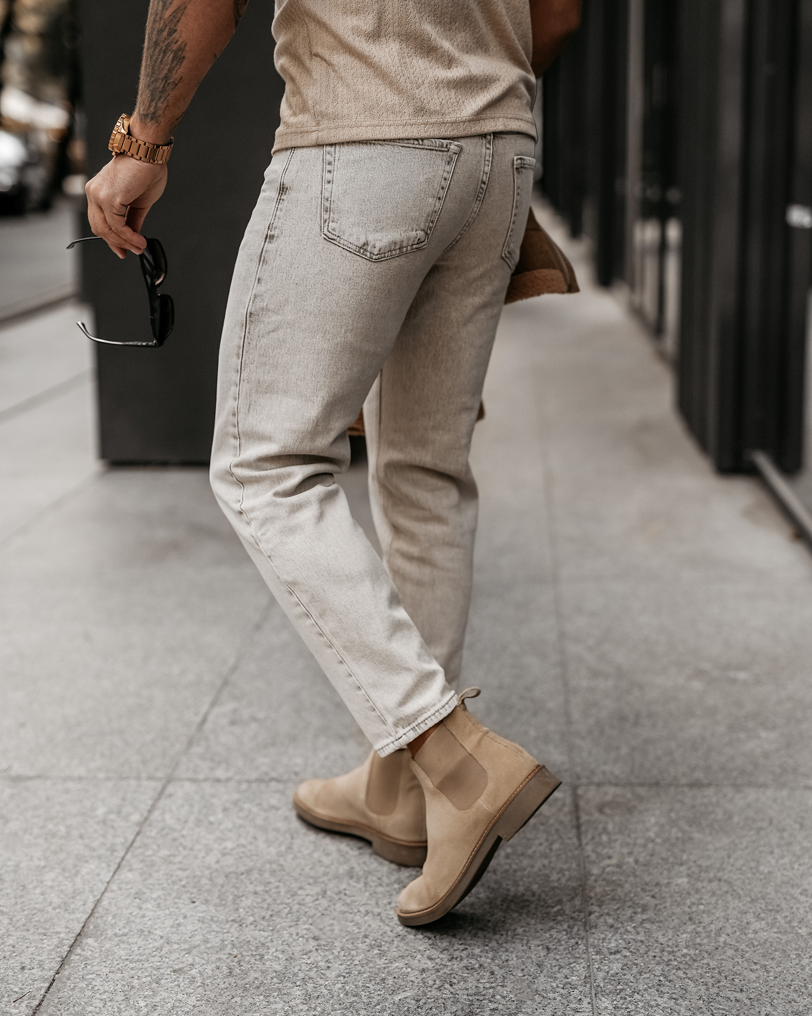 Spodnie męskie OLAVOGA DEMAN beżowe Spodnie męskie OLAVOGA DEMAN beżowe