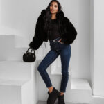 Spodnie damskie OLAVOGA RAIO ciemnoniebieskie