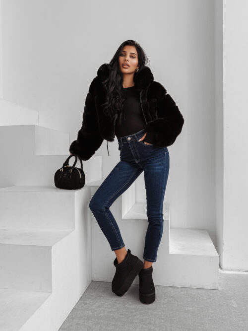 Spodnie damskie OLAVOGA RAIO ciemnoniebieskie