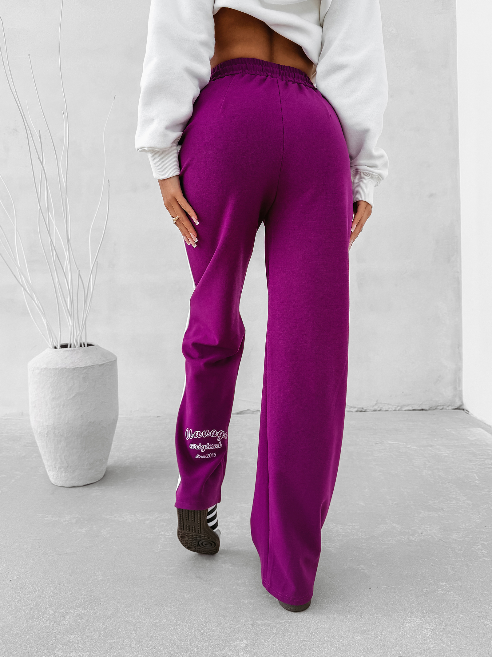 Spodnie damskie OLAVOGA UNIQUE fioletowe Spodnie damskie OLAVOGA UNIQUE fioletowe