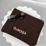 Szalik dzianinowy OLAVOGA VIVAMITO brązowy