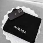 Szalik dzianinowy OLAVOGA VIVAMITO czarny