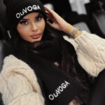 Szalik dzianinowy OLAVOGA VIVAMITO czarny