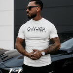 T-shirt męski OLAVOGA CUON ecru