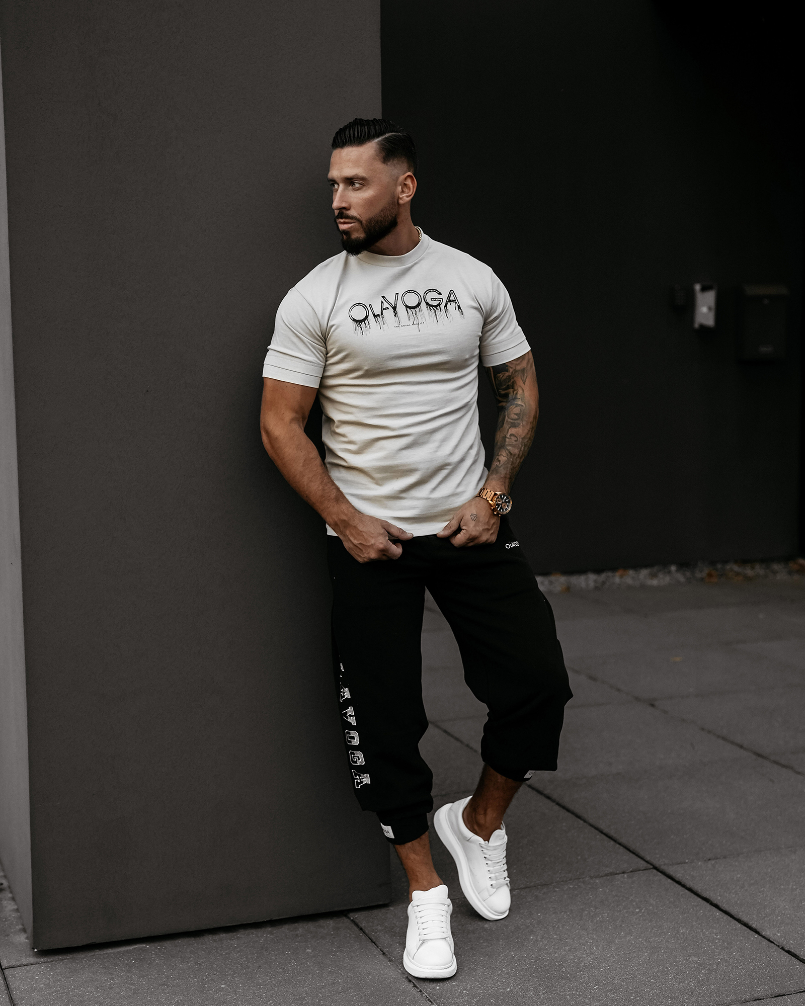 Spodnie męskie OLAVOGA ARES czarne Spodnie męskie OLAVOGA ARES czarne