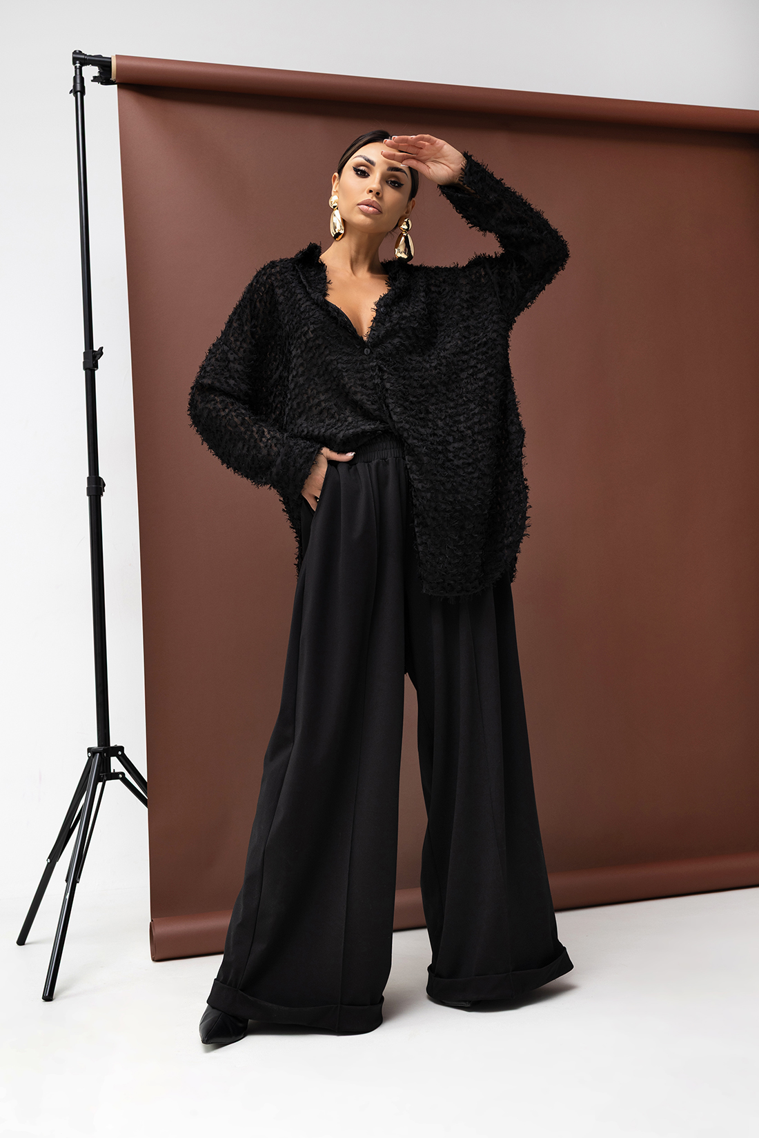 Koszula oversize MC Comes Next czarna