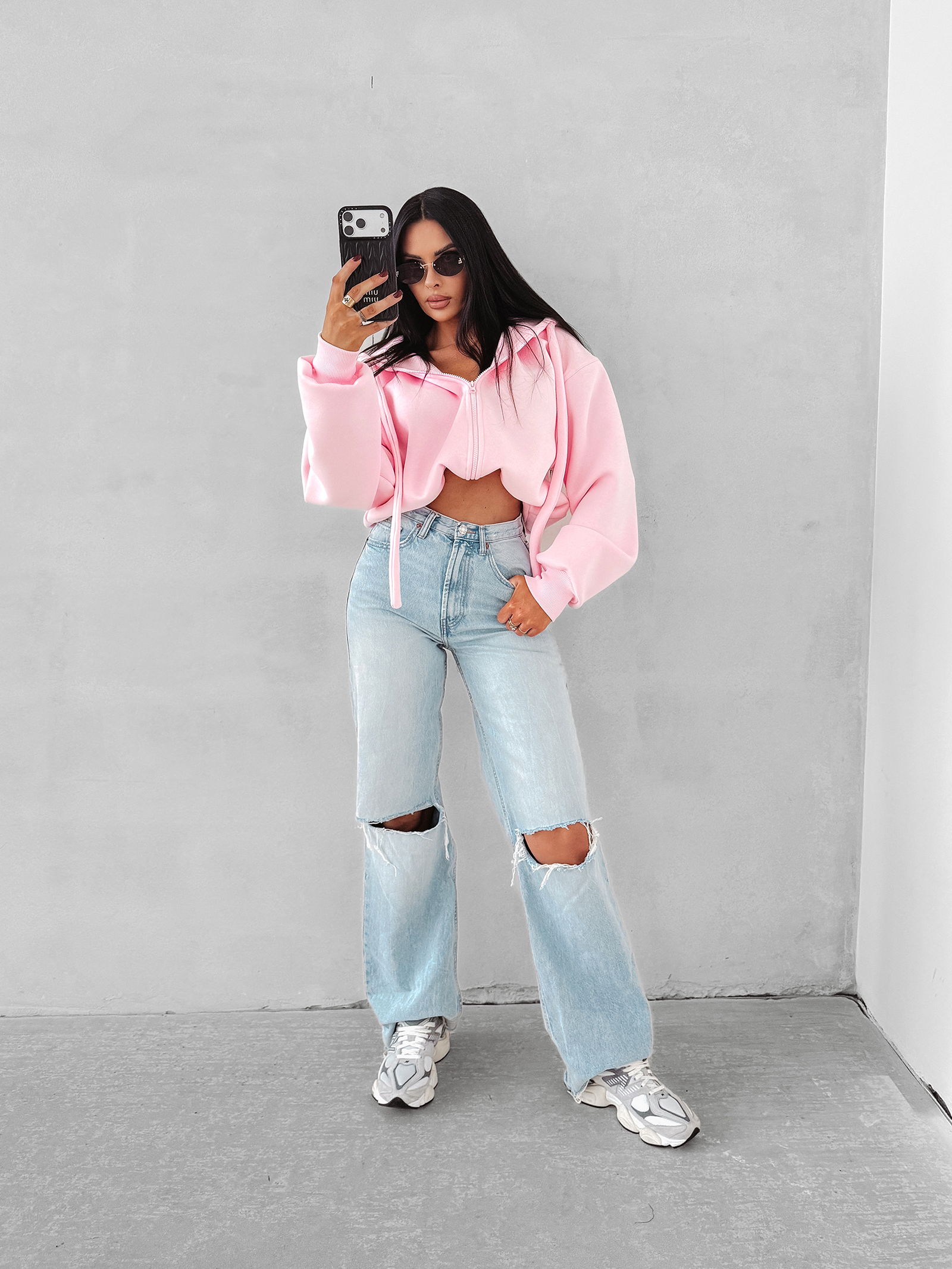 Bluza damska OLAVOGA FEELINGS różowa Bluza damska OLAVOGA FEELINGS różowa