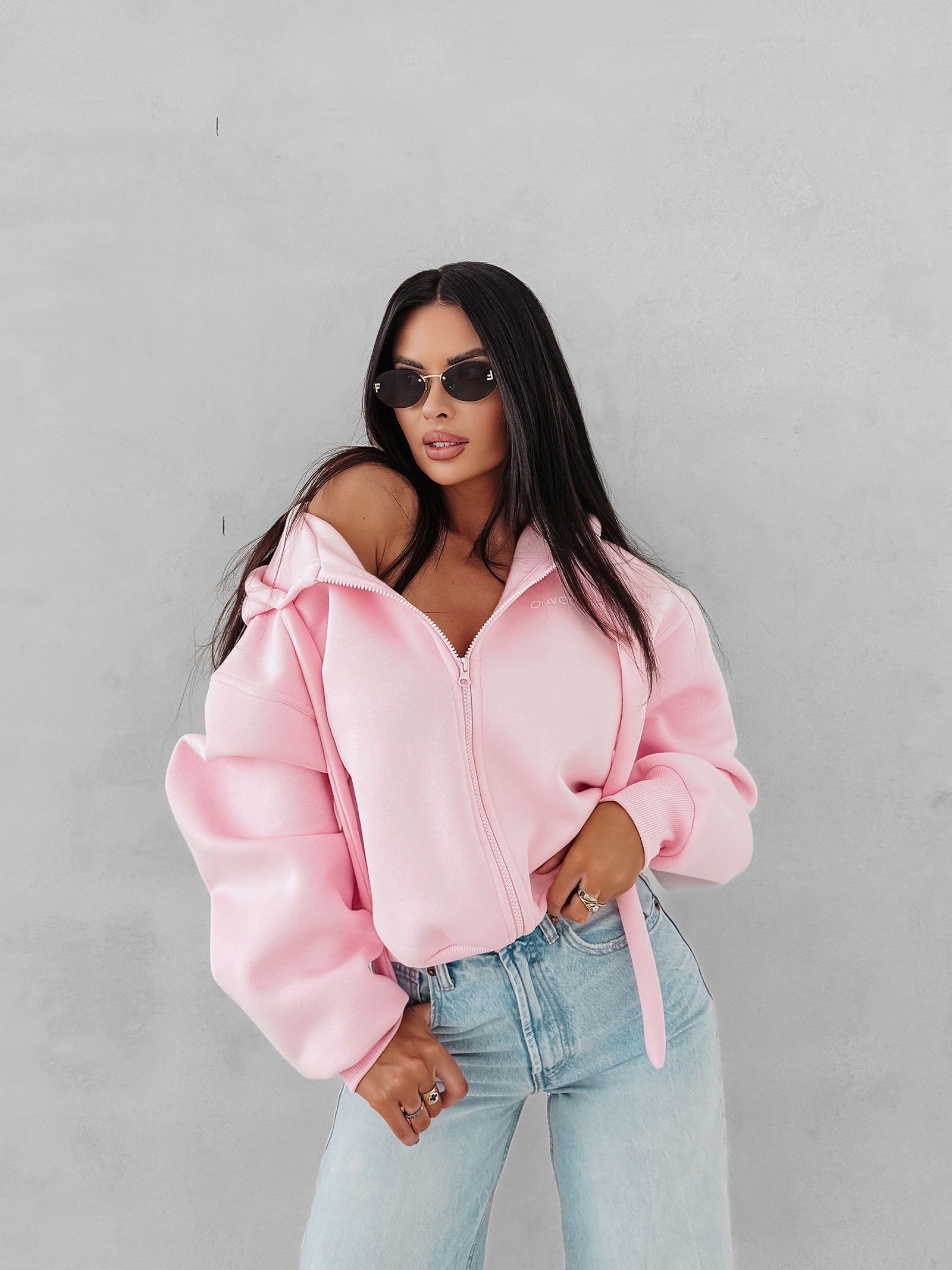 Bluza damska OLAVOGA FEELINGS różowa Bluza damska OLAVOGA FEELINGS różowa