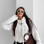 Bluza damska OLAVOGA FROST LAYER ecru