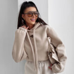 Bluza damska OLAVOGA FROST LAYER beżowa