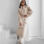 Bluza damska OLAVOGA FROST LAYER beżowa