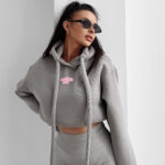 Bluza damska OLAVOGA FROST LAYER szara