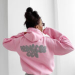 Bluza damska OLAVOGA FROST LAYER pudrowy róż