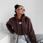 Bluza damska OLAVOGA FROST LAYER brązowa