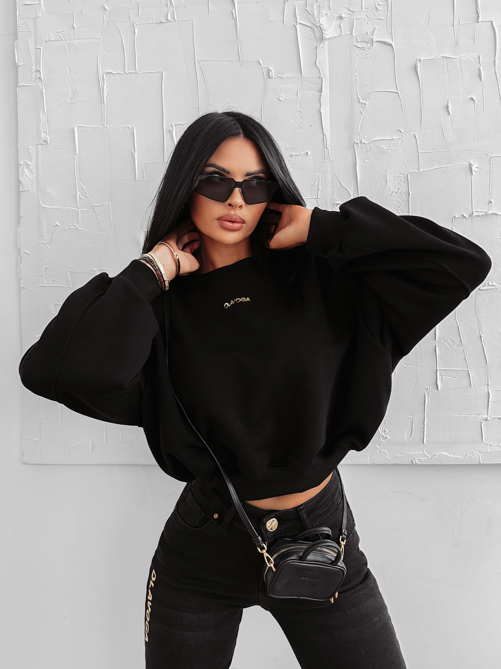 Bluza damska OLAVOGA GRAV czarna