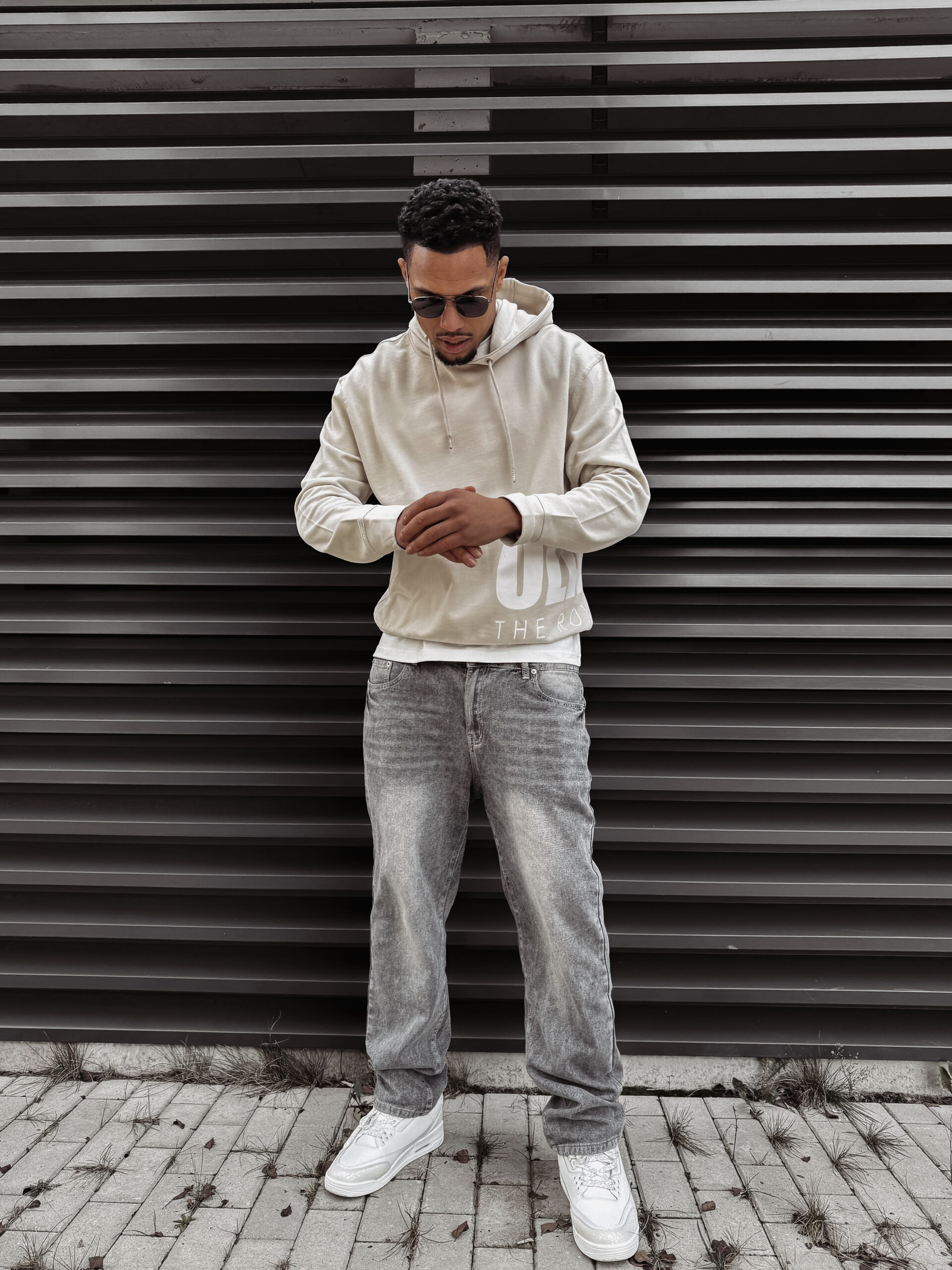 Bluza męska OLAVOGA PULSE beżowa