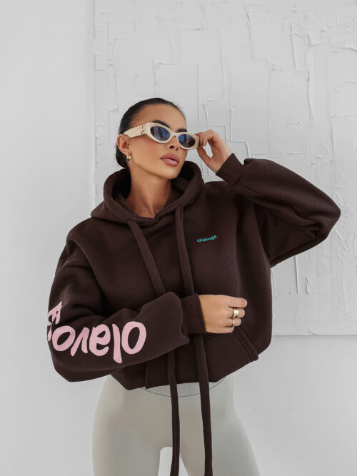 Bluza damska OLAVOGA PURE COMFORT brązowa