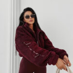 Bluza damska OLAVOGA TEDI bordowa