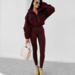 Bluza damska OLAVOGA TEDI bordowa