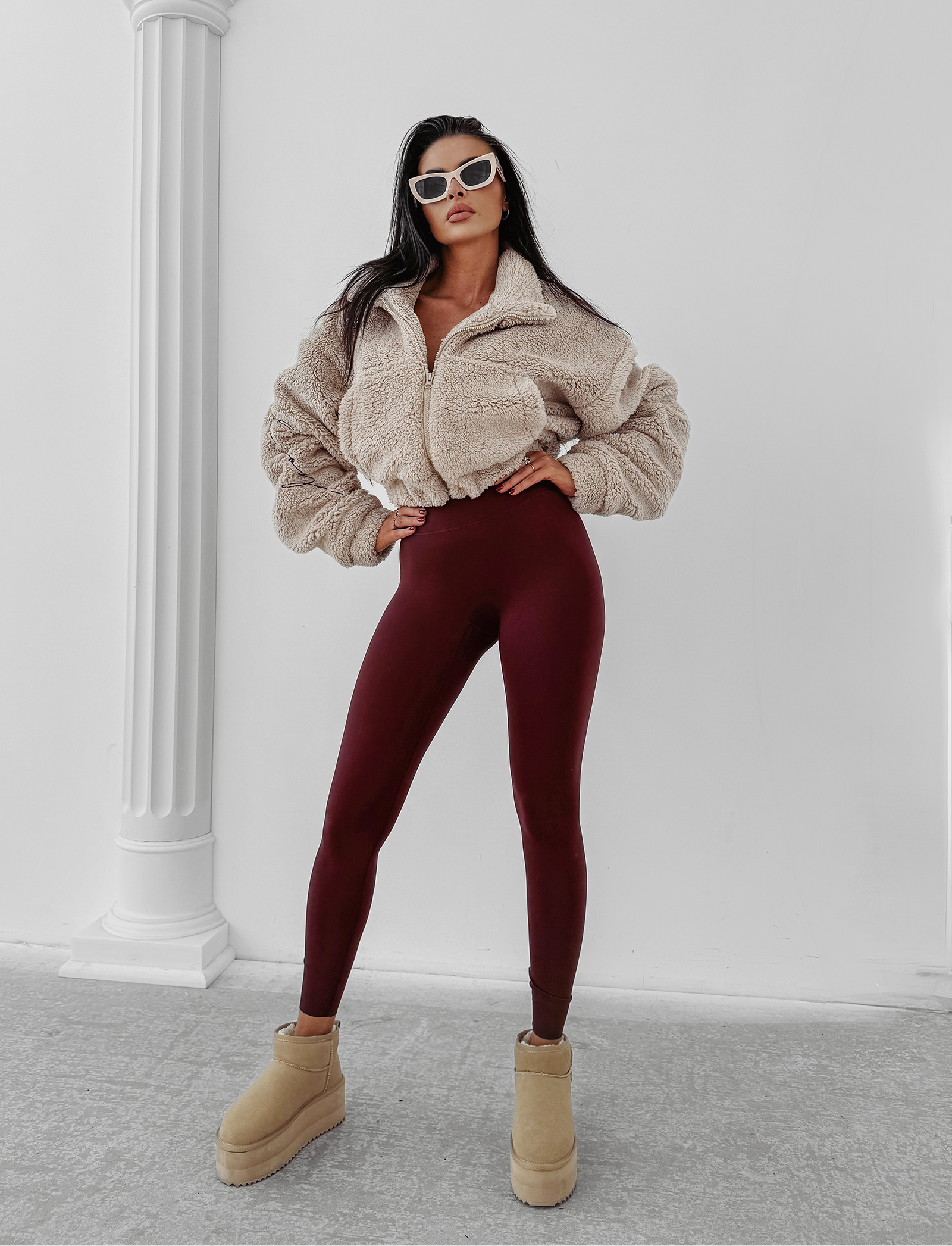 Bluza damska OLAVOGA TEDI beżowa