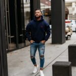 Bluza męska OLAVOGA UNIT granatowa