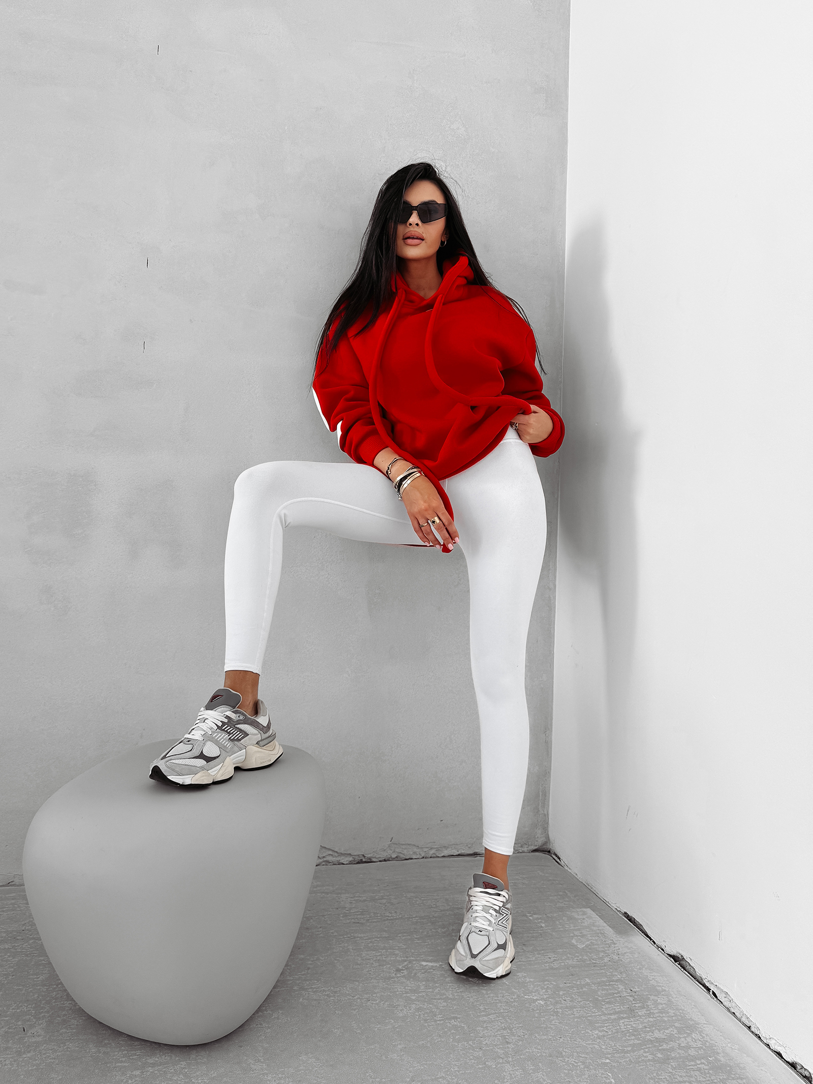 Bluza damska OLAVOGA VINTA czerwona