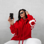 Bluza damska OLAVOGA VINTA czerwona