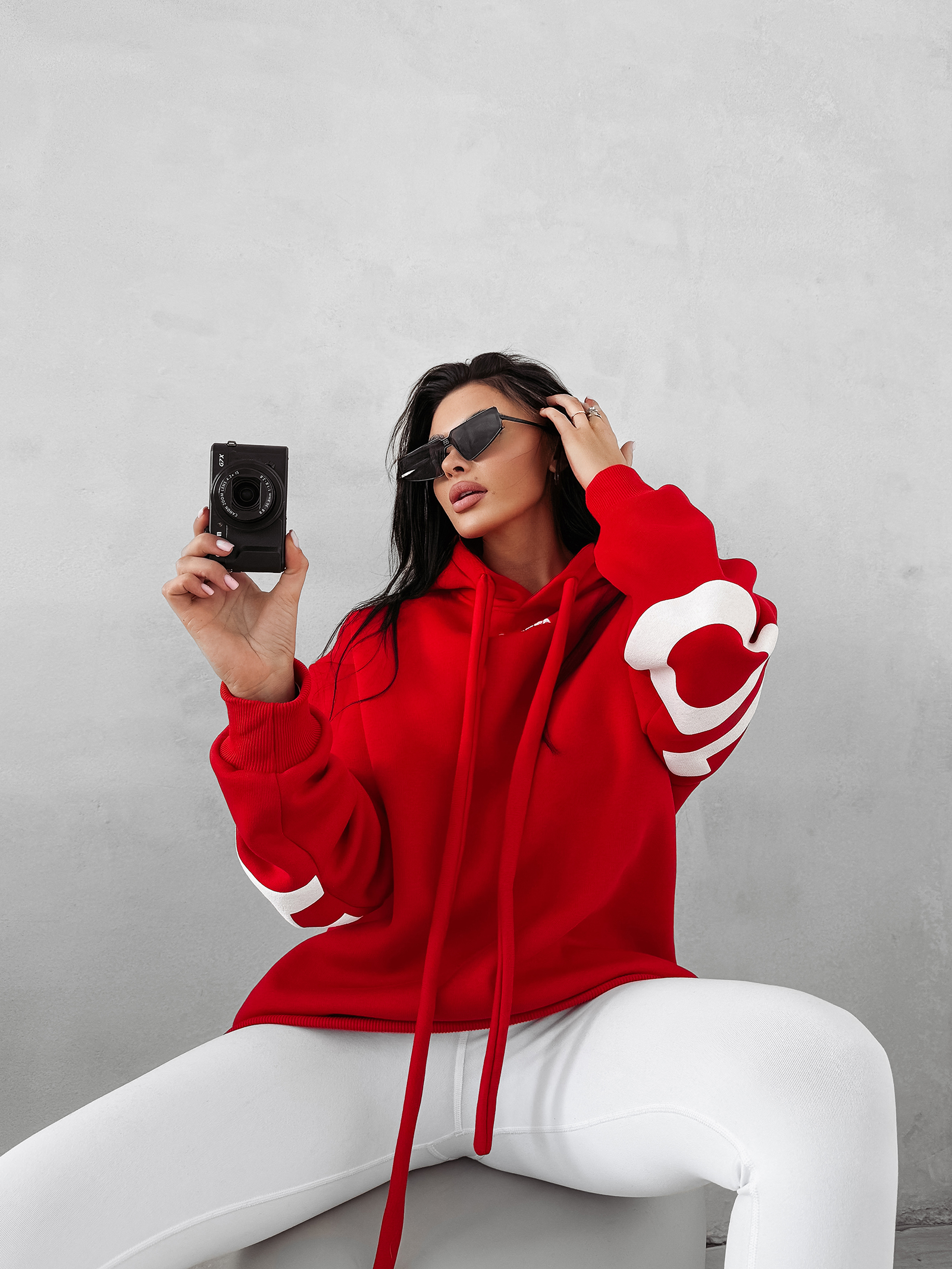 Bluza damska OLAVOGA VINTA czerwona