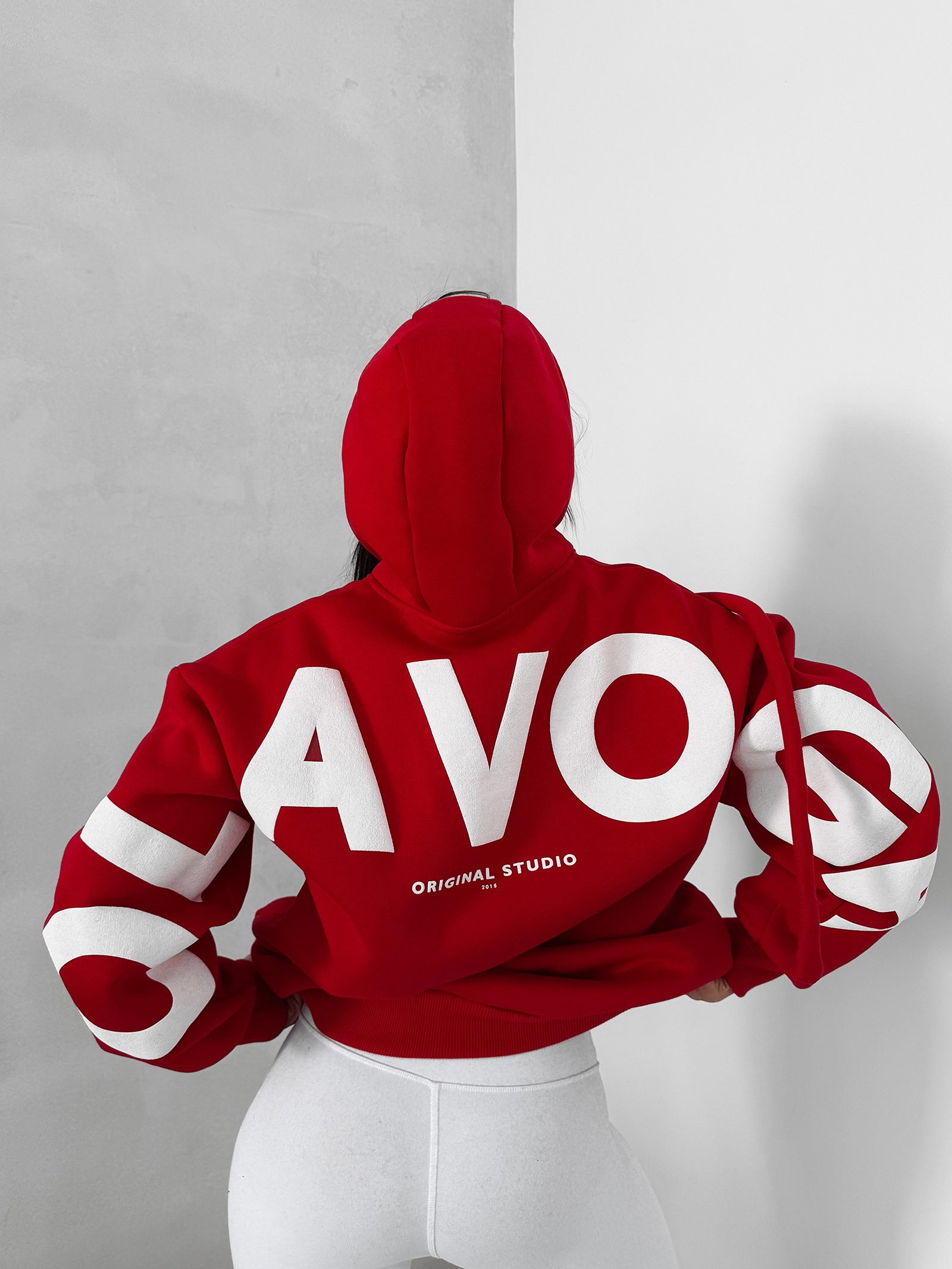 Bluza damska OLAVOGA VINTA czerwona