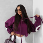 Bluza damska OLAVOGA VINTA fioletowa