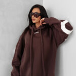 Bluza damska OLAVOGA VINTA czekoladowa