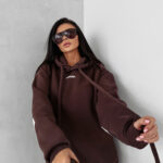 Bluza damska OLAVOGA VINTA czekoladowa