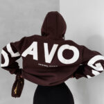 Bluza damska OLAVOGA VINTA czekoladowa