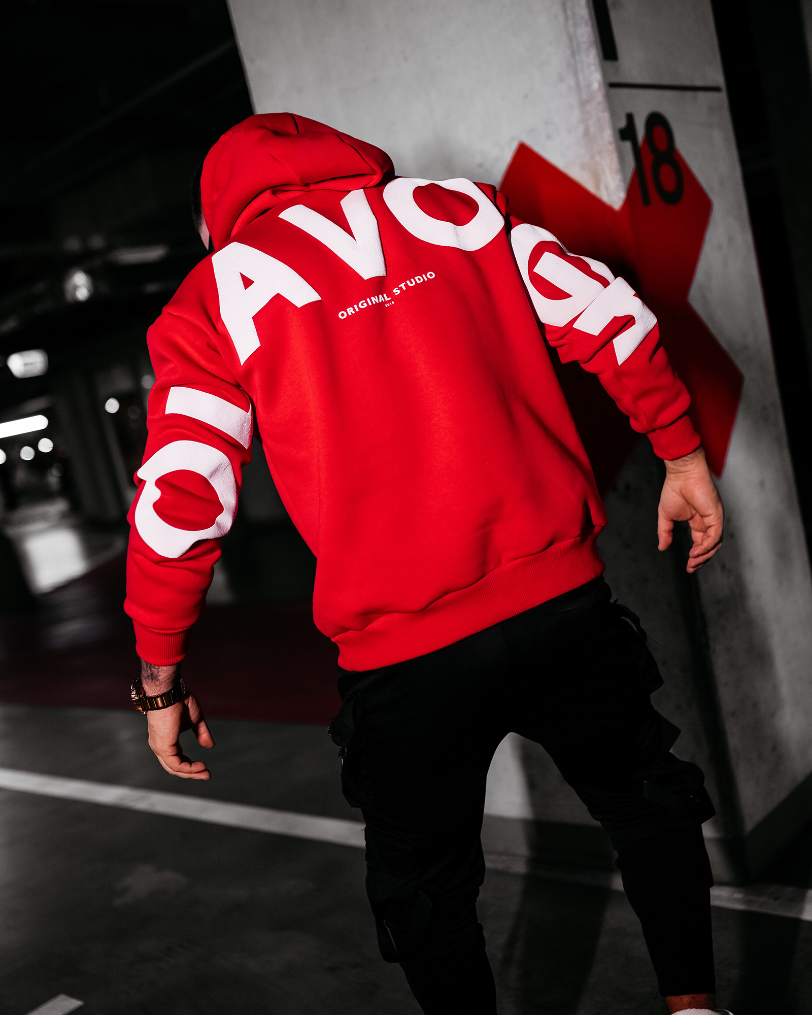 Bluza męska OLAVOGA VINTA czerwona