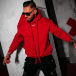 Bluza męska OLAVOGA VINTA czerwona