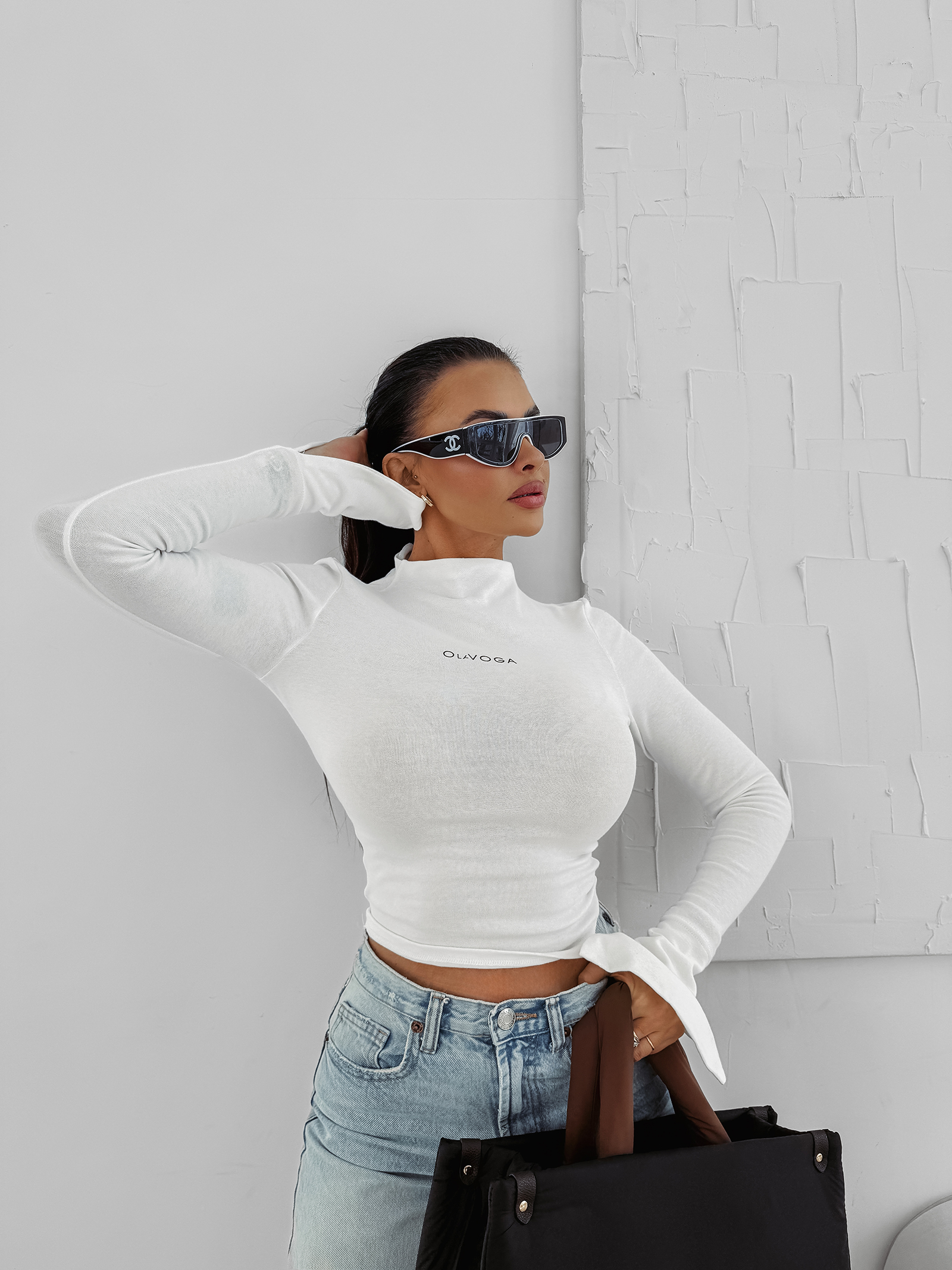 Bluzka damska OLAVOGA AUTUMN ecru