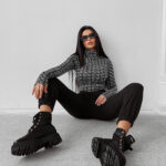 Bluzka damska OLAVOGA COREFIELD czarna